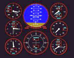 AJAX Avionics Dashboard Demo